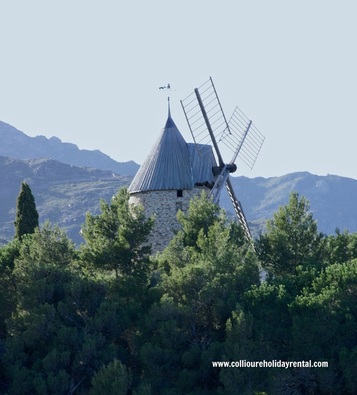 Collioure Windmill - Moulin de la Cortina