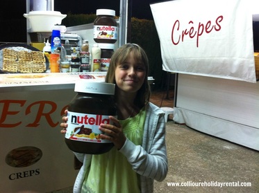 Laura and a giant Nutella jar