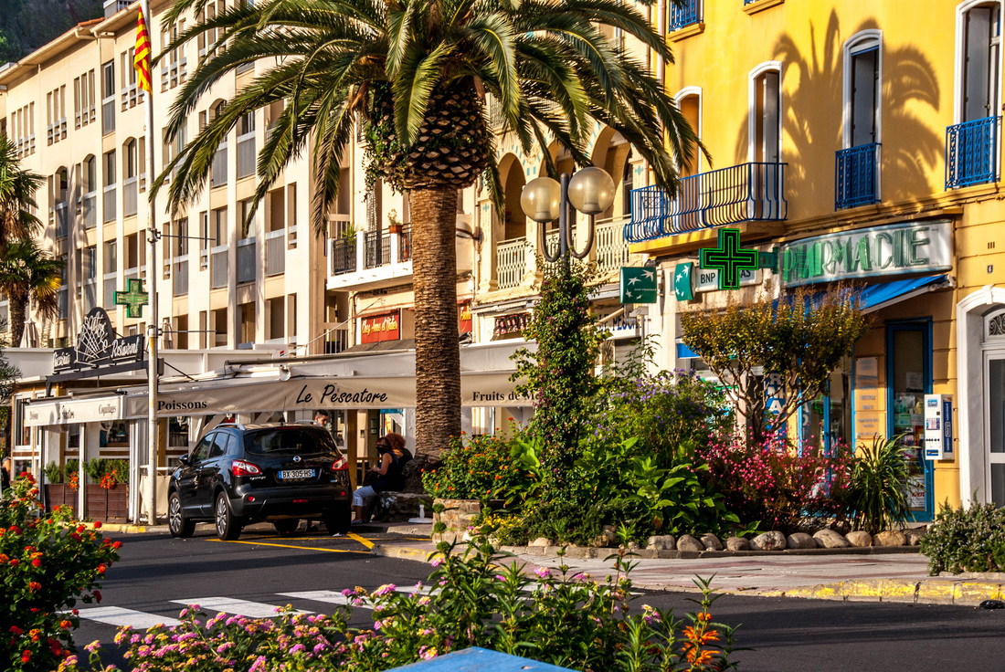 Main street in Port-Vendres